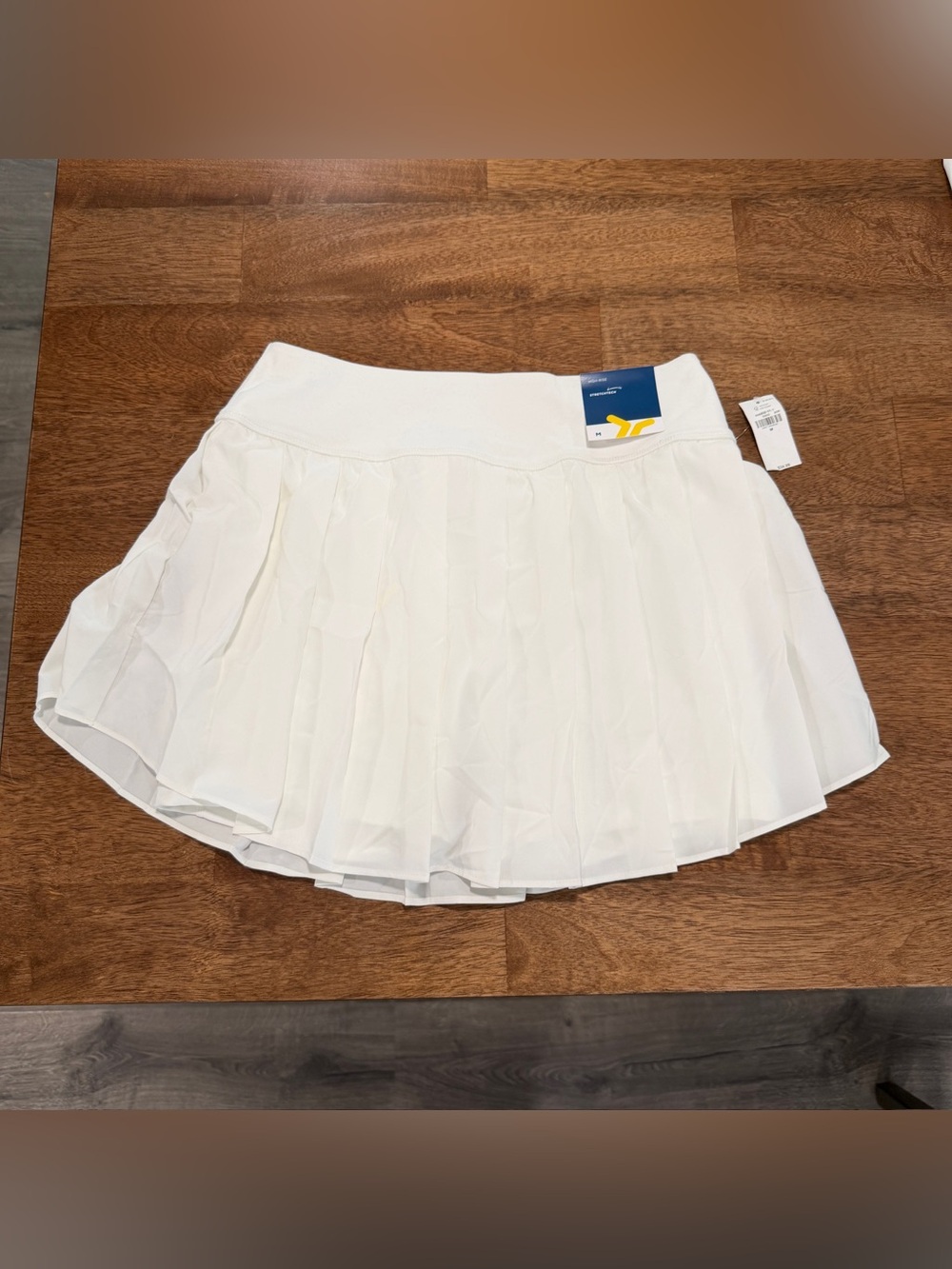 NWT Old Navy High-Waisted StretchTech Pleated Skort Size M White Magnolia